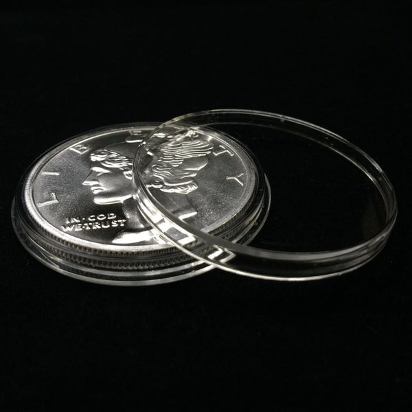 25 Air-Tite Coin Holder | 1 oz. Silver Round Medallion, 1 oz. Copper Round, Casino Chip (standard)